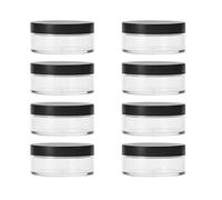 50g Plastic Empty Powder Puff Case Portable Makeup Case Travel Kit Blusher Cosmetic Makeup Containers with Sifter And Lids (Pack Of 10)