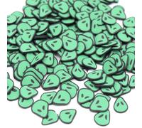 50g Polymer Clay Slices Sprinkle Resin Inclusions Resin Scrapbook (Green Alien 5mm)