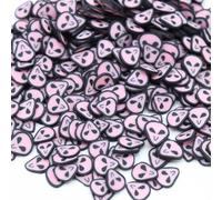 50g Polymer Clay Slices Sprinkle Resin Inclusions Resin Scrapbook (Pink Alien 5mm)