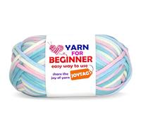 50g Rainbow Beginner Crochet Yarn for Crocheting and Knitting Multicolor Cotton Crochet Yarn for Beginners Easy Yarn for Beginners(Clouds Tone)