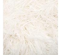 50g Shredded Tissue Paper,Raffia Gift Filler Paper Shreds(White)