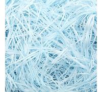 50g Shredded Tissue Paper,Shredded Tissue Paper for Gift Boxes,Raffia Gift Filler Paper Shreds,Filling Material for Gift Baskets,DIY Gift Packaging and Party Supplies Decoration (Blue)