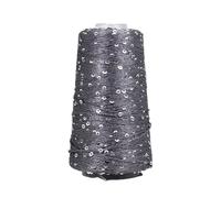 50G Small Sequin Yarn Spools Cotton Beads Fancy Hand-Knitting Knitting Machine Cross-Over for Weaving(Color 8)