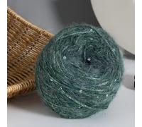 50g Small Sequined Yarn Hand-Knitted DIY Crochet Scarf Hat Wool Ball,N05