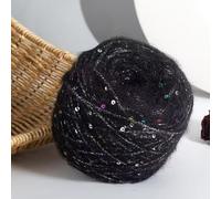50g Small Sequined Yarn Hand-Knitted DIY Crochet Scarf Hat Wool Ball,N07