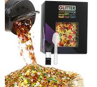 50g Snowflake Flowing Sand Christmas Snowflake Slimes Charm Flowing Sequins for and Decorations Easy Adhesive