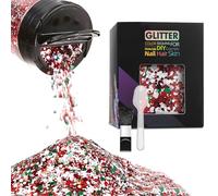 50g Snowflake Flowing Sand Christmas Snowflake Slimes Charm Flowing Sequins for Craft and Decorations Creative Designs Supplies