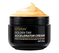 50G Tanning Accelerator Cream, Long-Lasting Rapid Tanning Cream, Effective in Sun-Beds & Outdoor Sun, Achieve a Natural Tan with Natural Ingredients