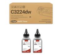 50g Toner Powder Refill Compatible for Lexmark C3224dw C3326dw C3426dw MC3224adwe MC3224dwe MC3224i MC3326adwe MC3326i MC3426adw MC3426i, 2500 Pages High Yield black x 2