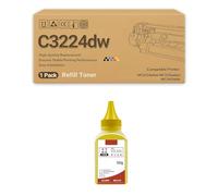 50g Toner Powder Refill Compatible for Lexmark C3224dw C3326dw C3426dw MC3224adwe MC3224dwe MC3224i MC3326adwe MC3326i MC3426adw MC3426i, 2500 Pages High Yield yellow