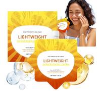 50g Ul/tra White Sunscreen Gel,Travel-Size Face Sunscreen,UVA/UVB Protection for Daily Use,Portable Highly Effective Whitening Sun/screen,High Factor Sun Cream SPF50+,Moisturizing UVA/UVB Protection
