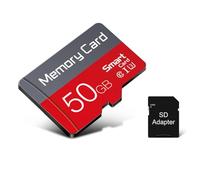 50GB TF Card High Speed C10 UHS-I Flash Memory Card with SD Adapter