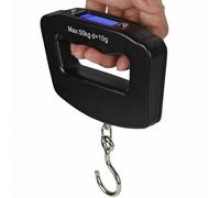 50kg/10g 110lb Portable Scale Lcd Digital Luggage Suitcase Scale Handled Travel Baggage Bag Fish Weighting Hook Hanging Scales