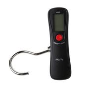 50Kg 10g LCD Home Electronic Digital Portable Hanging Weight Hook Travel Luggage Scale Fashion Design Portable Scale Weighing Measuring Balance Electronic Counting Monitor Display Platform