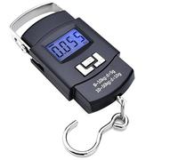 50kg/110lb Digital Hook Scale - Precision Electronic Luggage & Multipurpose Weighing Tool (Black)