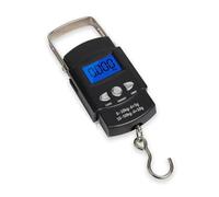 50kg Portable LCD Electronic Hand Scale, Baggage Weight Scale, Travel Hanging Fish Scale With 1m Ruler Multiple Functions
