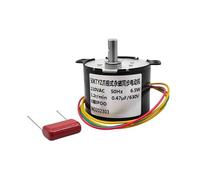 50KTYZ AC 110V/120V/127V Permanent Magnet Synchronous electronic starter 6W Speed Reducer Motors Controllable And Negative Inversion MQXFCZUX(110VAC-10rpm)
