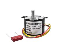 50KTYZ AC 110V/120V/127V Permanent Magnet Synchronous electronic starter 6W Speed Reducer Motors Controllable And Negative Inversion(110VAC-110rpm)