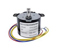 50KTYZ Permanent Magnet Synchronous Motor AC 220V Speed Reducer Motors Controllable Positive And Negative Inversion 6W(30rpm)