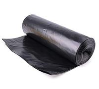 50L 100 Heavy Duty Black Bin Liners Refuse Sacks Bin Bag