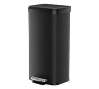 50L/68L Steel Kitchen Pedal Bin, Black / 68L (40.4 x 38 x 77 cm)