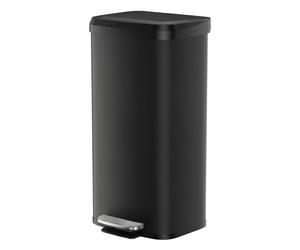 50L/68L Steel Kitchen Pedal Bin, Black / 68L (40.4 x 38 x 77 cm)