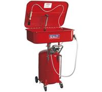 50L Mobile Parts Cleaning Tank With Air Pump And 65L Reservoir For Efficient Cleaning