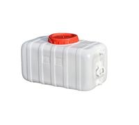 50L Plastic Water Tank, HDPE Large Water Container with Faucet, Rectangular Water Tower for Outdoor Hiking, RV, Camping and Household Emergency Water Storage