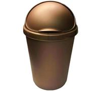 50L Rose Gold Bullet Bin Heavy Duty Kitchen Rubbish