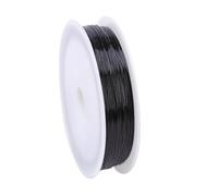 50M 0.4mm Flower Stems DIY Crafts Bendable Iron Wires For Jewelry Making(Black)
