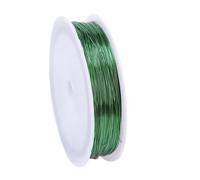 50M 0.4mm Flower Stems DIY Crafts Bendable Iron Wires For Jewelry Making(Green)