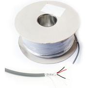 50M (164 Ft) - 2 Pair Shielded Alarm Security Control Cable Low Smoke Lszh Screened Wire