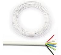 50M (164 Ft) - 6 Way 3 Pair Alarm Cable Tcca Stranded Core Cctv Panel Contact Pir