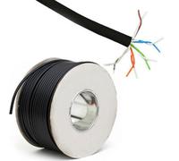 50m Black Outdoor Telephone Communication Cable 5 pair 10 Core BT Wire Reel