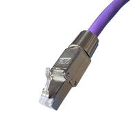 Loops Low Smoke CAT6A Network Cable - 23 AWG - S/FTP & U/FTP - Shielded/Screened - Solid Pure Copper Core - Purple Ethernet LSZH LZHF Network LAN Wire Reel (S/FTP, 50m (164 ft) CAT6A Cable)