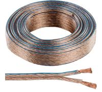 50M Quality Speaker Cable 1.5mm 16 AWG Wire Reel Drum Amp HiFi Loud CCA Strands