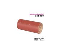 Loops 50m 180 Grit Aluminium Oxide Sand Paper Rolls Long Life Sanding Grinding Sheet Loops Multicolor
