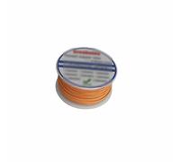 50m 30 AWG Flexible Silicone Wire RC Cable Line With 10 Colors With Spool Tinned Copper Wire Electrical Wire(Orange 50m)