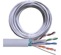 50M CAT6 FTP STP Shielded Cable Reel Drum Pure Copper Ethernet Network LAN RJ45