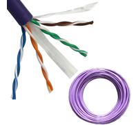 50M CAT6 Network Ethernet Copper Cable Low Smoke LSZH LSOH LS0H Reel Drum