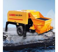 50m Hydraulic Concrete Pump for Slab Pouring and High-Rise Construction, Durable Cement Pump for Large-Scale Projects, High-Pressure Delivery for Commercial Use