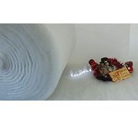 50m Metre Roll of Artificial Fake Snow Christmas Nativity Soft White Blanket