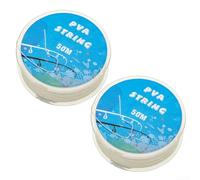 50m PVA Water Soluble Fishing Bait Line for Braided Use Quick Dissolving Sealing String for Carp Bait Bags (1pc)