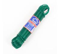 50M - Quality Everlasto 'Wyercentor' Steel Core Coloured Clothes/Washing Line 3.5mm Thick (GREEN)