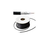 50M RG59 Black Coaxial Cable For CCTV Video 75 ohm Wire Reel Drum