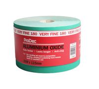50m Roll 180 Grit Very Fine Grade Green Aluminium Oxide Abrasive Sanding