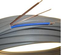 50m Twin & Earth 1.5mm² Flat Grey 6242Y PVC Electrical Cable - T&E Lighting & Power Wire Copper