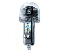 50M Waterproof Dive Case for DJI Osmo Pocket 4P, Camera Underwater Housing Protective Shell for Diving, Surfing, Swimming, Transparent Lens Anti-fog Cover