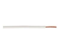 50m White Automotive Cable - 25 Amps - Thin Walled - Single Core Conductor