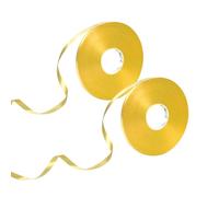 50m x 2 Rolls Gold Curling Ribbon for Balloons and Crafts